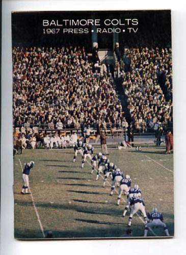 1967 Baltimore Colts Media Guide