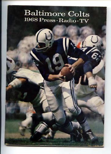 1968 Baltimore Colts Media Guide