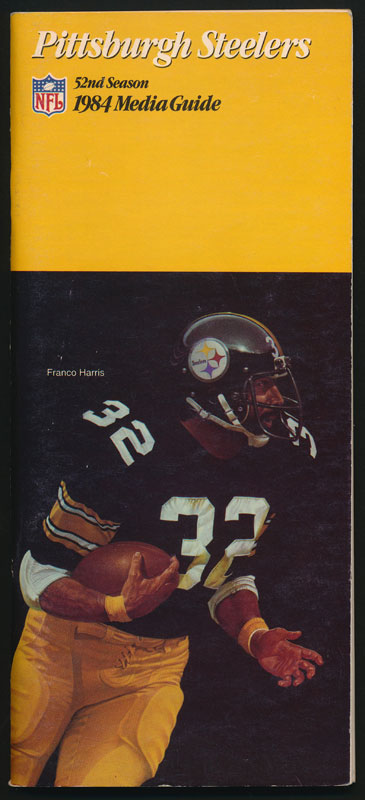 1984 Pittsburgh Steelers Football Media Guide