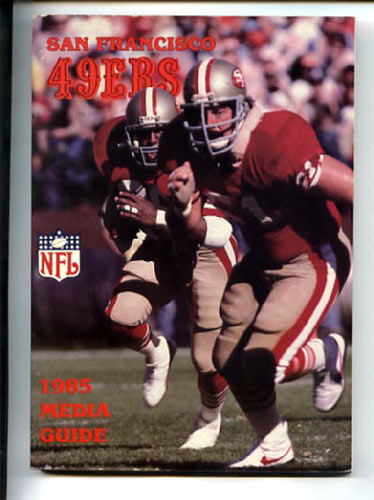 1985 San Francisco 49ers Media Guide