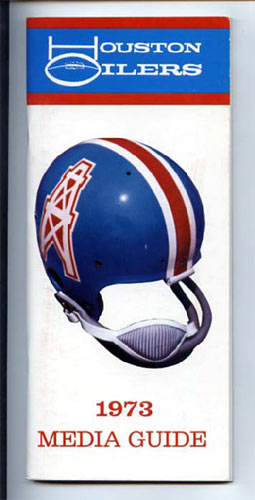 1973 Houston Oilers Media Guide