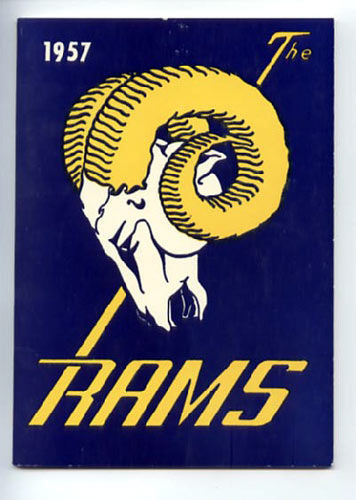 1957 Los Angeles Rams Media Guide