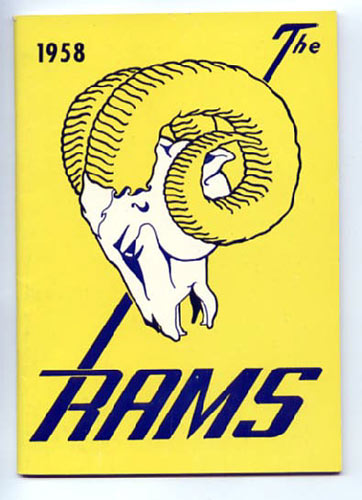 1958 Los Angeles Rams Media Guide