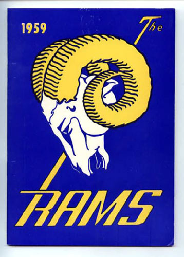 1959 Los Angeles Rams Media Guide