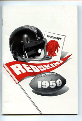 1959 Washington Redskins Media Guide