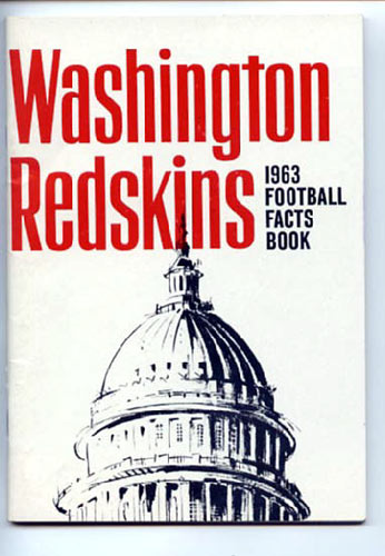 1963 Washington Redskins Media Guide
