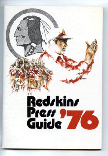 1976 Washington Redskins Media Guide