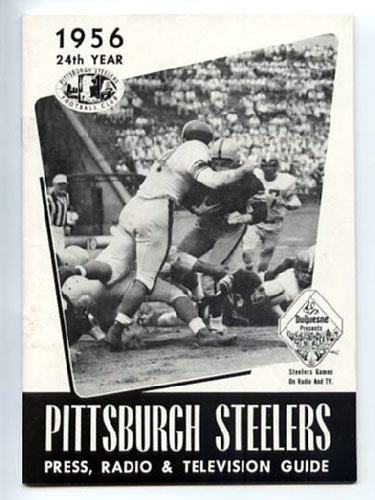 1956 Pittsburgh Steelers Media Guide