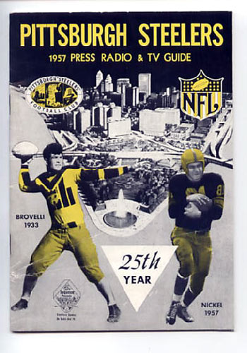 1957 Pittsburgh Steelers Media Guide