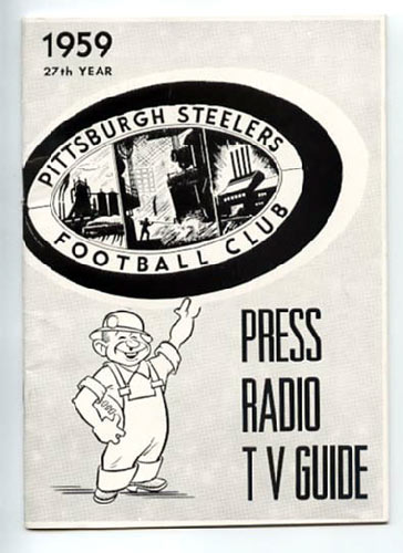 1959 Pittsburgh Steelers Media Guide