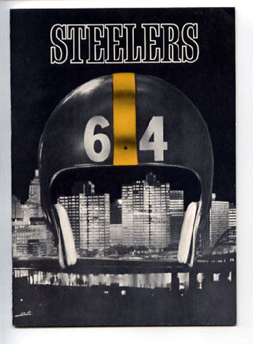 1964 Pittsburgh Steelers Media Guide