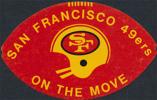 1971 San Francisco 49ers Pocket Schedule