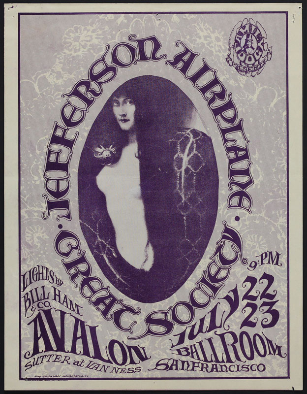FD # 17-1 Jefferson Airplane Family Dog handbill FD17
