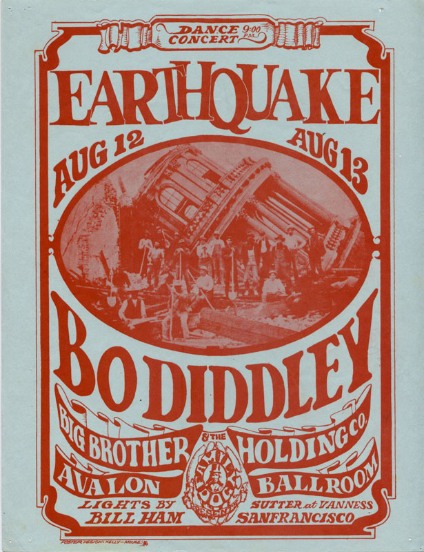 FD # 21-1 Bo Diddley Family Dog handbill FD21