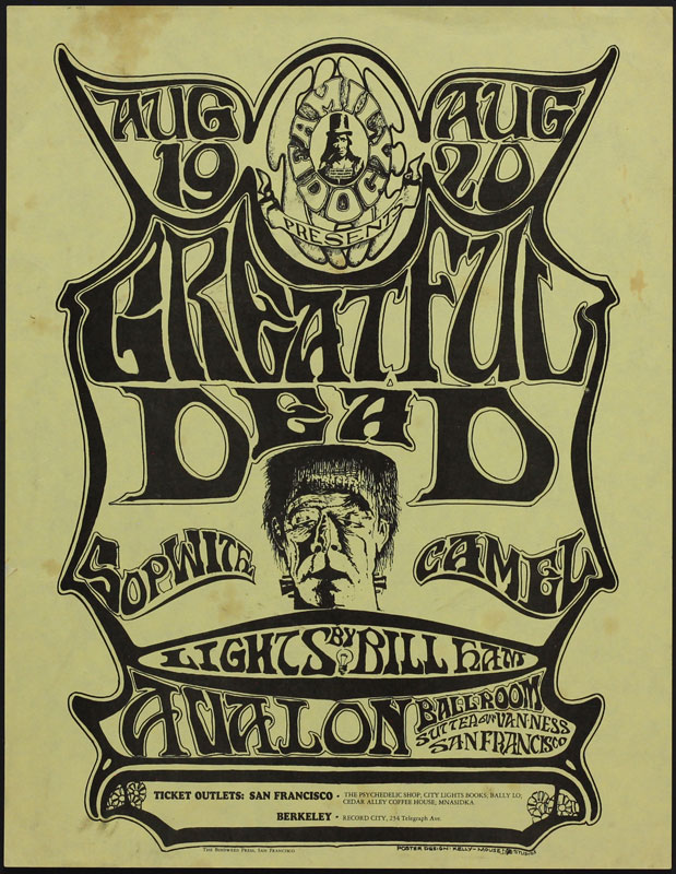 FD # 22-1 Grateful Dead Family Dog handbill FD22