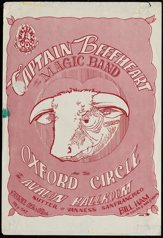 FD # 13-1 Captain Beefheart Family Dog handbill FD13
