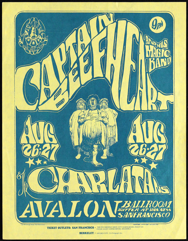 FD # 23-1 Captain Beefheart Family Dog handbill FD23