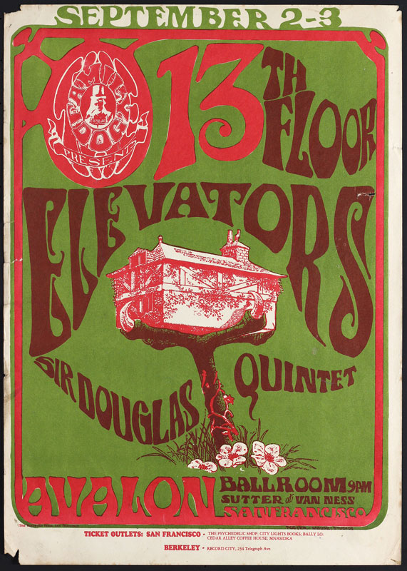 FD # 24-1 13th Floor Elevators Family Dog Poster FD24