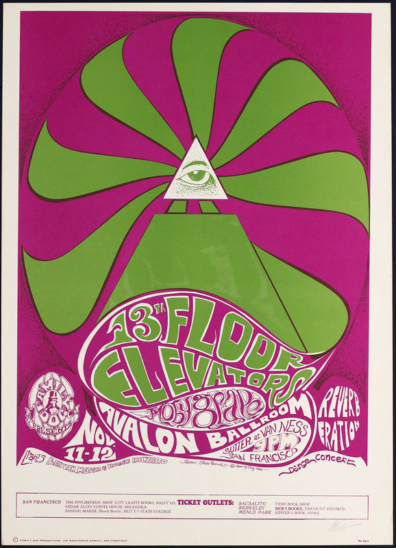 FD # 34-3 13th Floor Elevators Family Dog Poster FD34