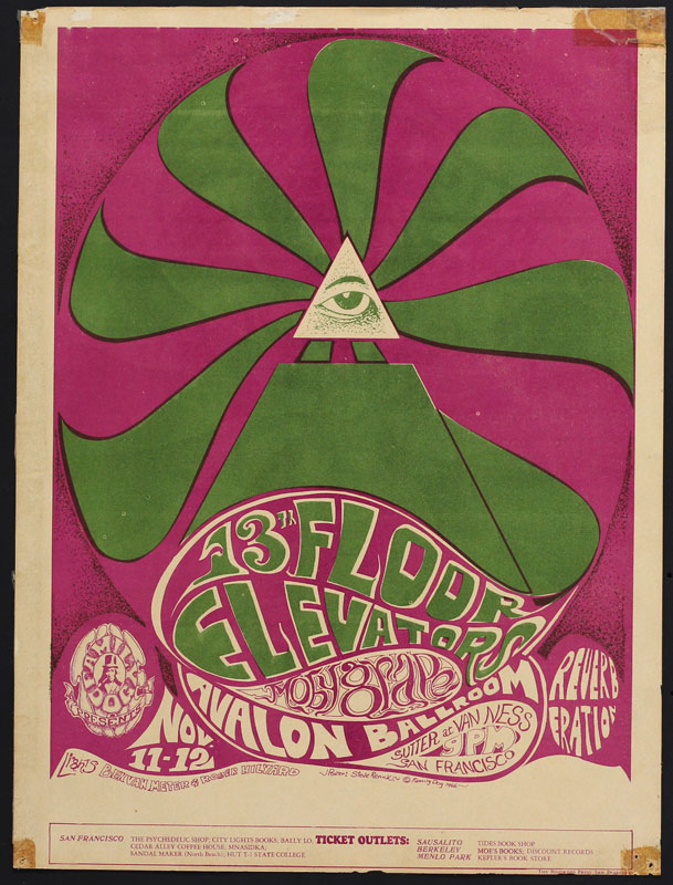 FD # 34-1 13th Floor Elevators Family Dog handbill FD34