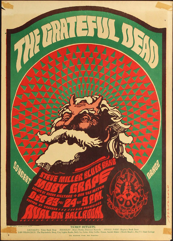 FD # 40-1 Grateful Dead Family Dog Poster FD40