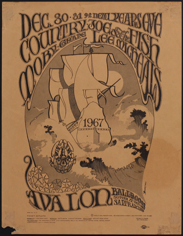 FD # 41-1 Country Joe and the Fish Family Dog handbill FD41