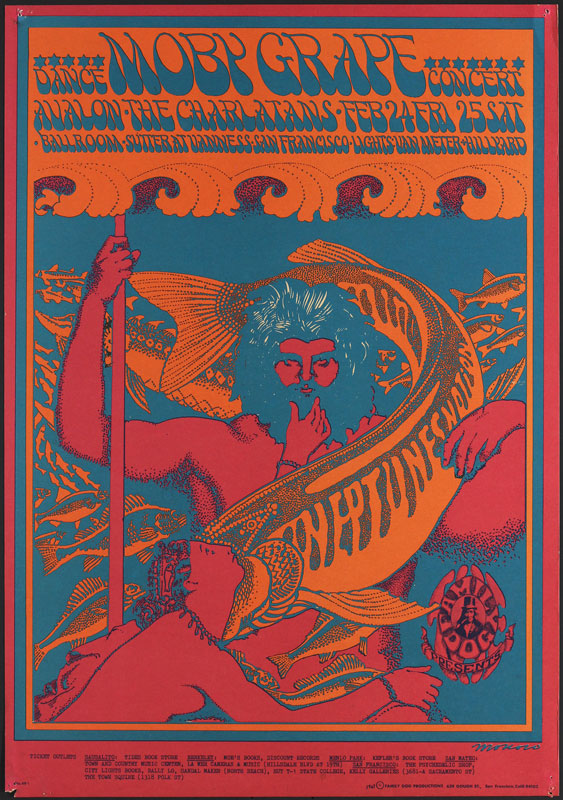 FD # 49-1 Moby Grape Family Dog Poster FD49