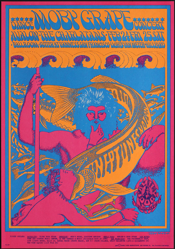 FD # 49-2 Moby Grape Family Dog Poster FD49