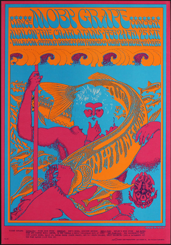 FD # 49-2 Moby Grape Family Dog Poster FD49