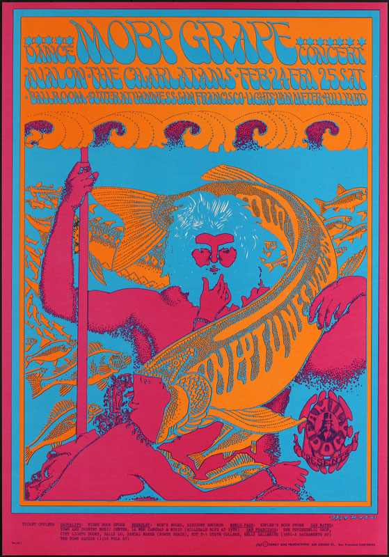 FD # 49-3 Moby Grape Family Dog Poster FD49