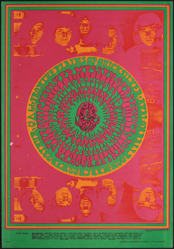 FD # 53-2 Quicksilver Messenger Service Family Dog Poster FD53