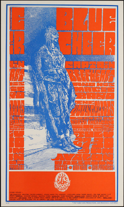 FD # 73-1 Blue Cheer Family Dog Poster FD73