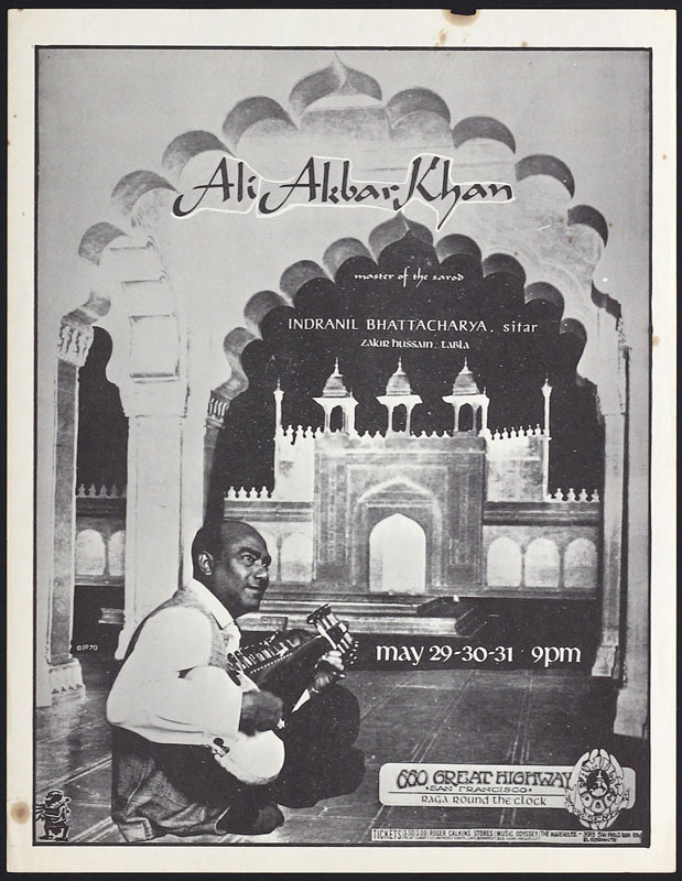 FD # GH700529-1 Ali Akbar Khan Family Dog handbill FDGH700529