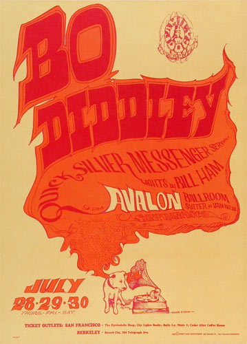 FD # 18-2 Bo Diddley Family Dog Poster FD18