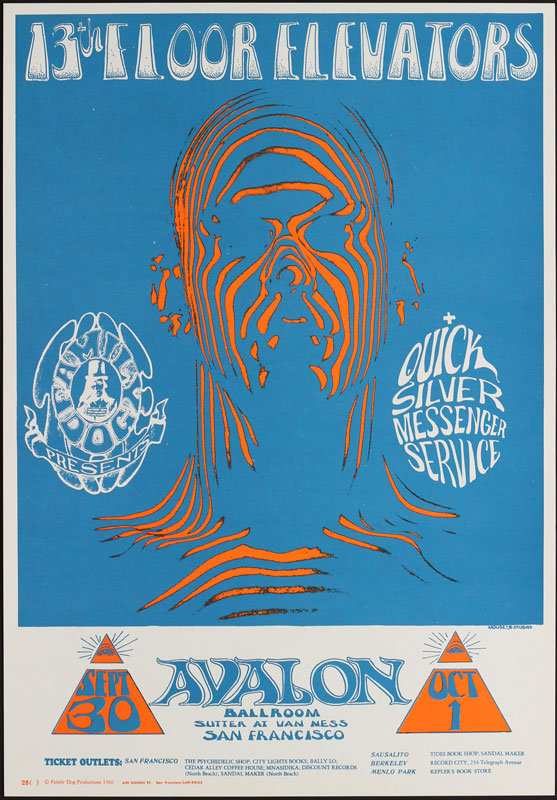 FD # 28-3 13th Floor Elevators Family Dog Poster FD28