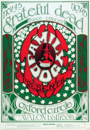 FD # 33-3 Grateful Dead Family Dog Poster FD33