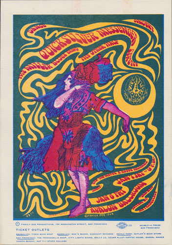 FD # 42-1 Quicksilver Messenger Service Family Dog handbill FD42