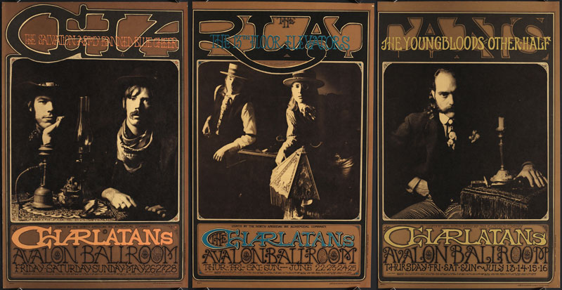 FD # 63/67/71-1 Charlatans Family Dog 3-Poster Set FD63/67/71