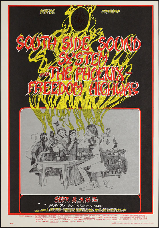 FD # 80-1 South Side Sound System Family Dog Poster FD80