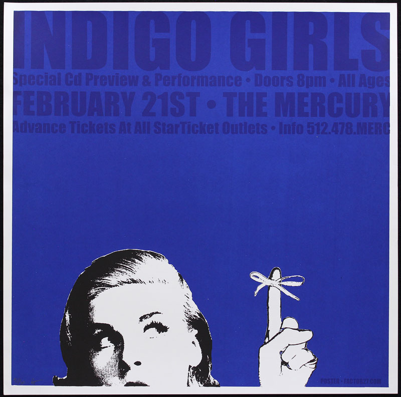 Factor27 Indigo Girls Poster