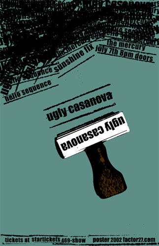 Factor27 Ugly Cassanova Poster