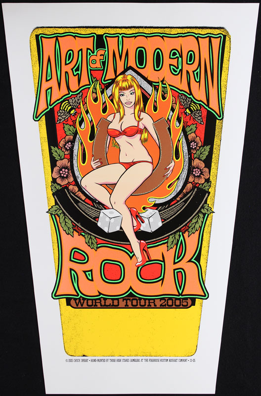 Chuck Sperry - Firehouse Art Of Modern Rock Poster