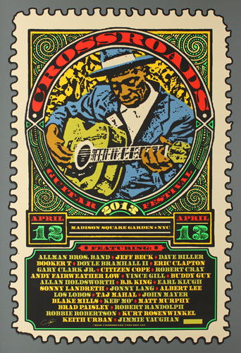 Ron Donovan 2013 Crossroads Guitar Festival Poster