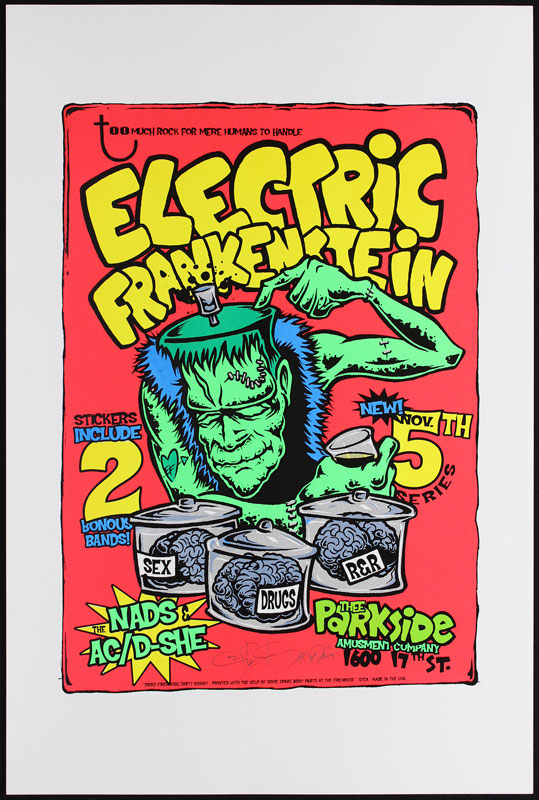 Dirty Donny Electric Frankenstein Dirty Donny Poster