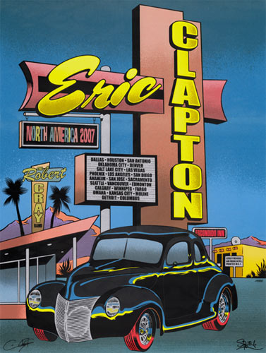 Chuck Sperry - Firehouse Eric Clapton Poster