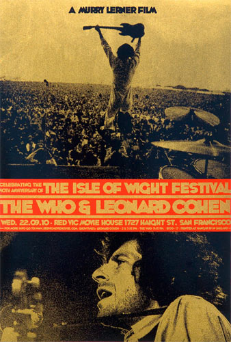 Ron Donovan The Isle of Wight Festival Movie Poster