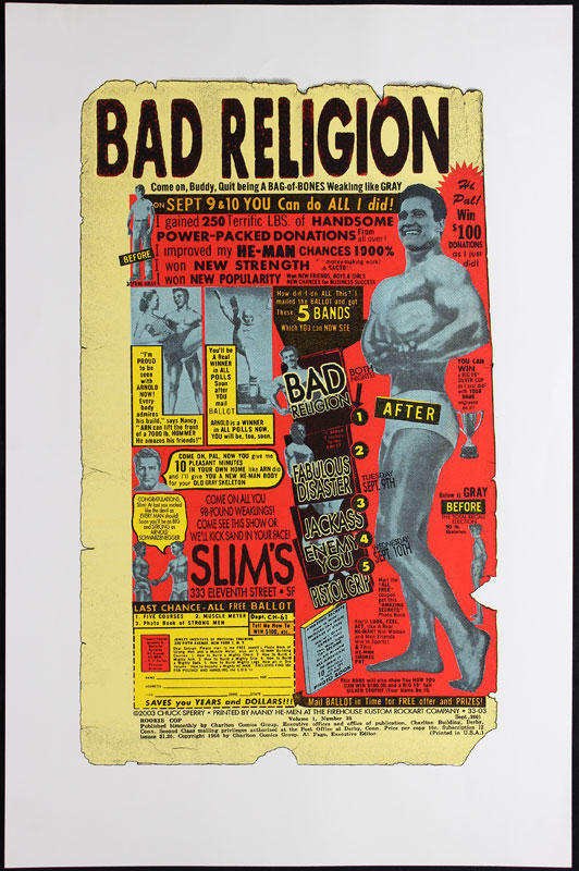 Firehouse Bad Religion Poster