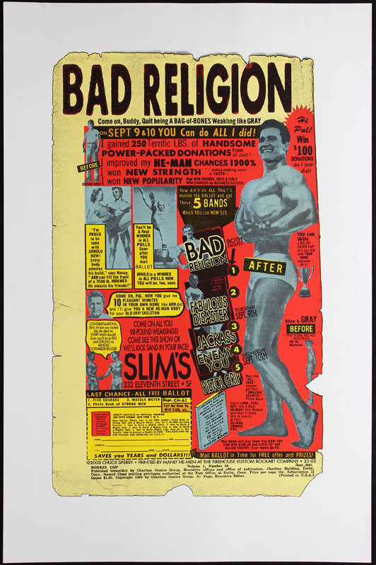 Firehouse Bad Religion 2003 Poster