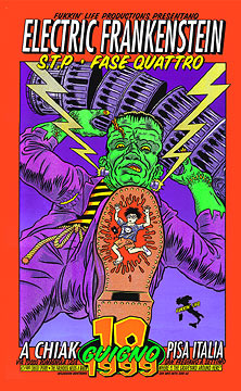 Chuck Sperry - Firehouse Electric Frankenstein Italy Poster