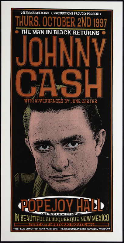 Firehouse Johnny Cash Poster